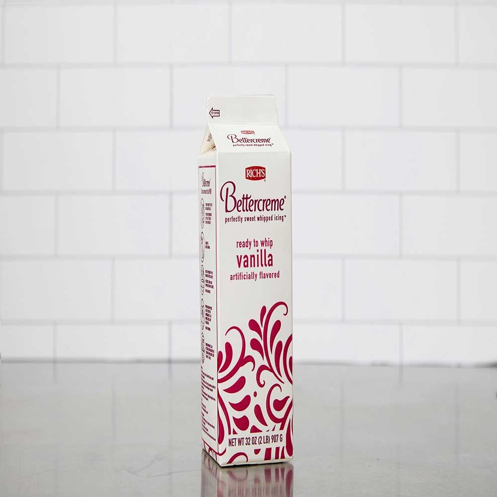Rich's Bettercreme Vanilla Ready-to-whip Non-dairy Liquid Icing And Filling, 2 Pound -- 12 Per Case