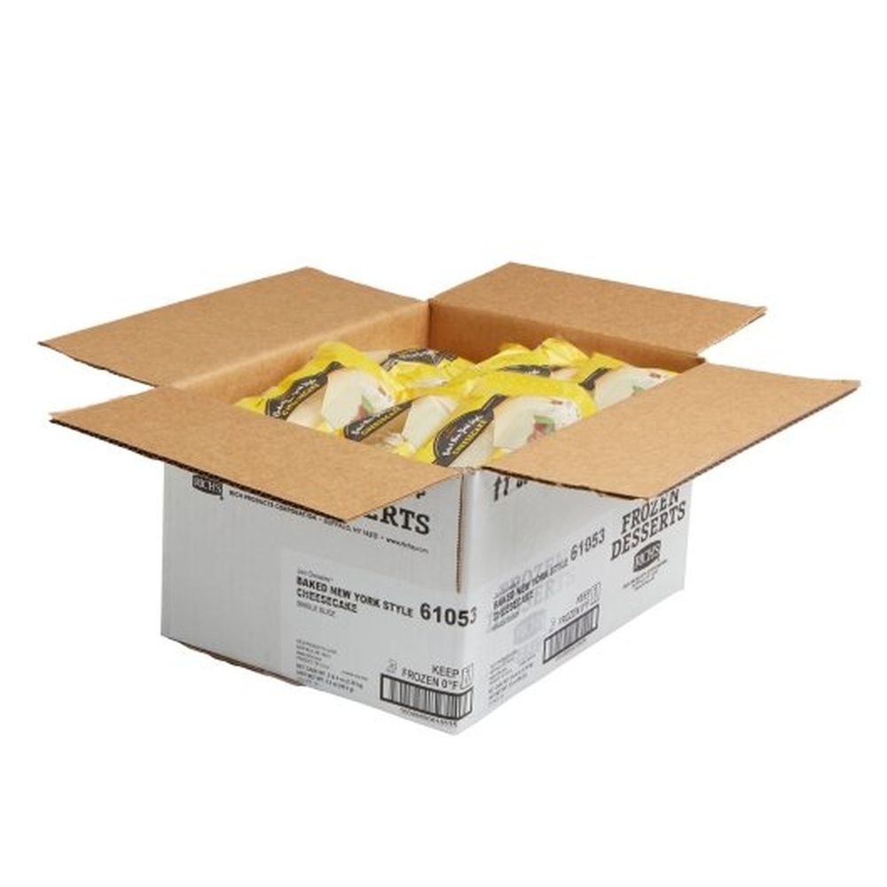 Jon Donaire Individually Wrapped Graham Cracker Crust New York Style Cheesecake Slice, 0.219 Pound -- 24 per case