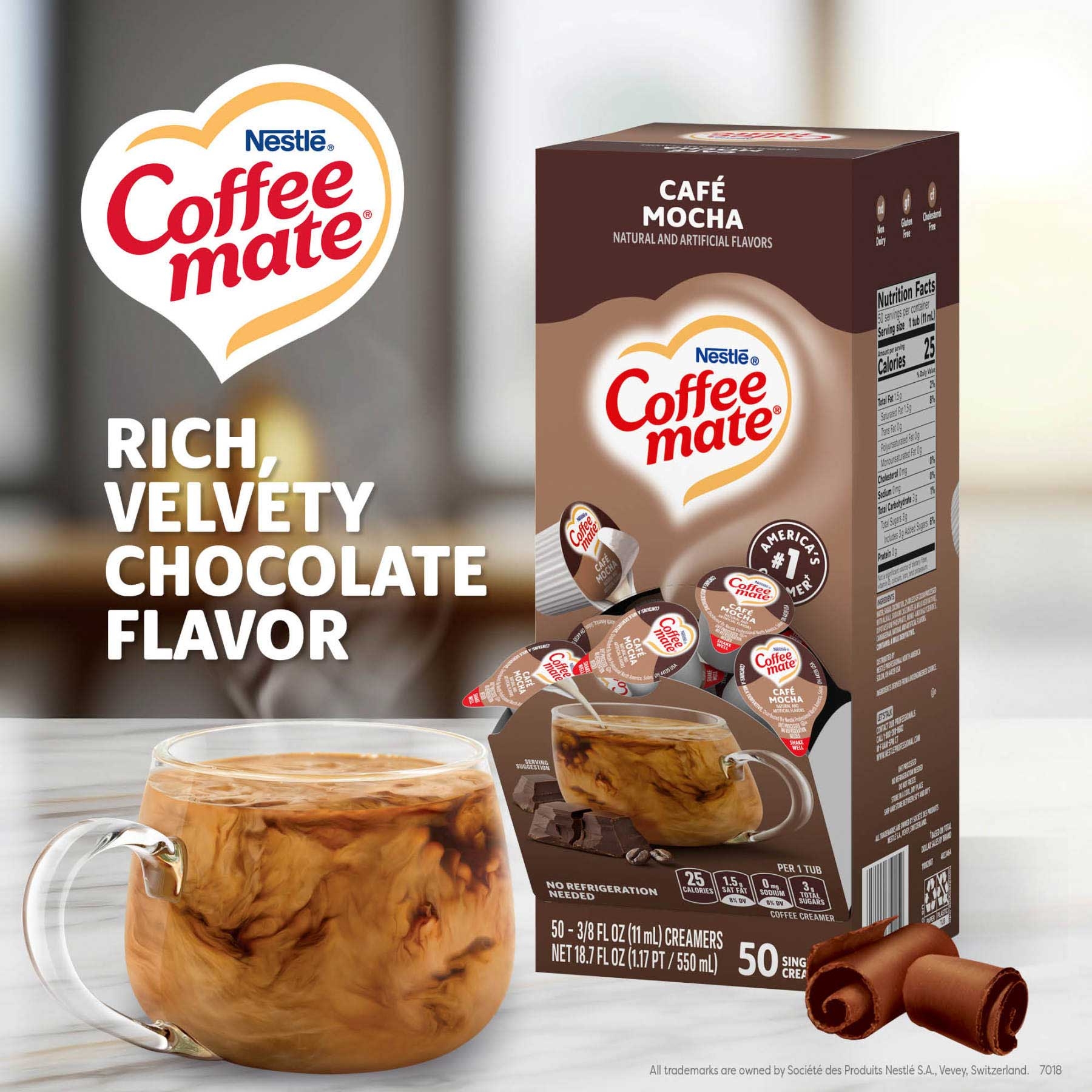 COFFEE-MATE Cafe Mocha LIQPC 4(50x0.375 fl oz)