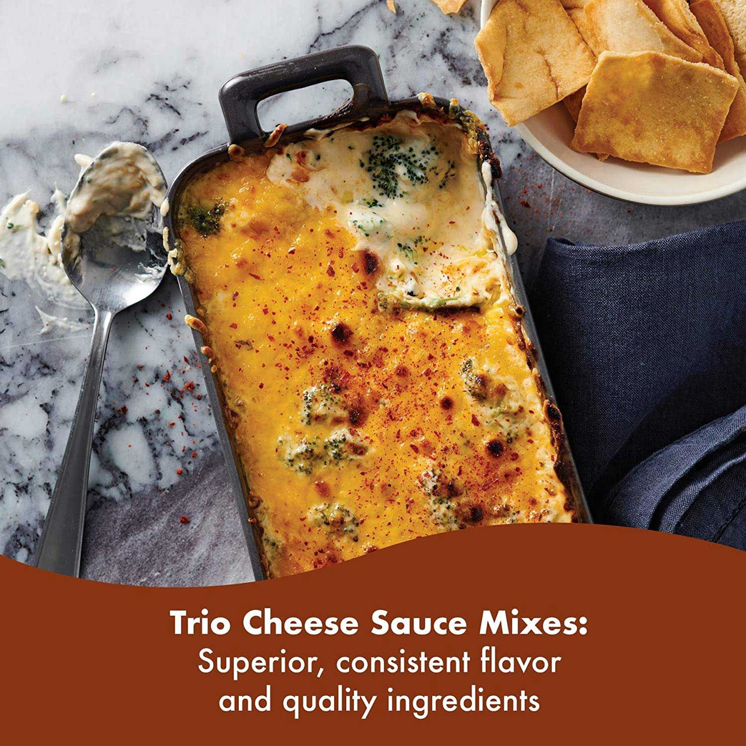 Trio Cheese Sauce Mix, 32 Ounce -- 8 Per Case