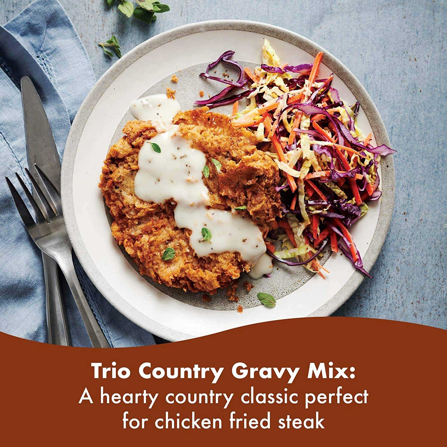 Nestle Trio Country Gravy Mix, 22 Ounce -- 8 per case.
