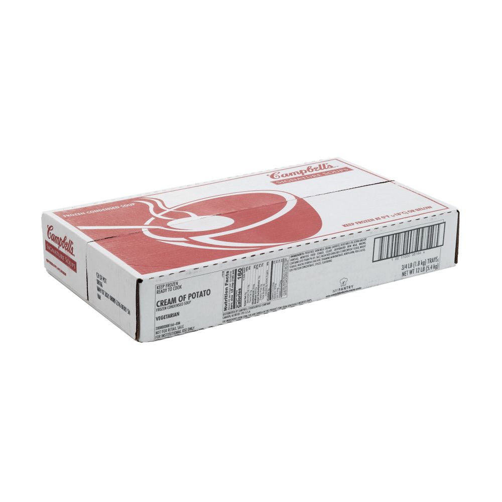 Campbell's Frozen Condensed Cream Of Potato Soup, 4 Pound -- 3 Per Case
