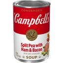 Campbells Condensed Split Pea Soup with Ham and Bacon - 11.5 oz. can, 12 per case