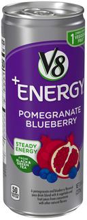 V8 Fusion Pomegranate Blueberry Beverage, 8 Fluid Ounce -- 24 per case