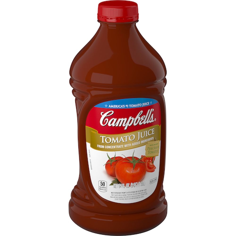 Campbells Tomato Juice Beverage, 64 Fluid Ounce -- 6 per case
