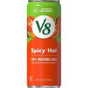 V8 Spicy Hot 100 Percent Vegetable Juice, 11.5 Fluid Ounce -- 12 per case