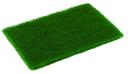Disco Medium Duty Green Scouring Pad, 6 x 9 inch -- 20 per case.