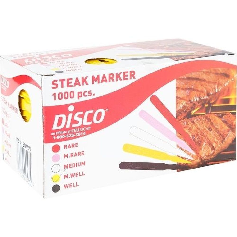 Cellucap Medium Well Steak Marker, 1000 Count -- 5 Per Case