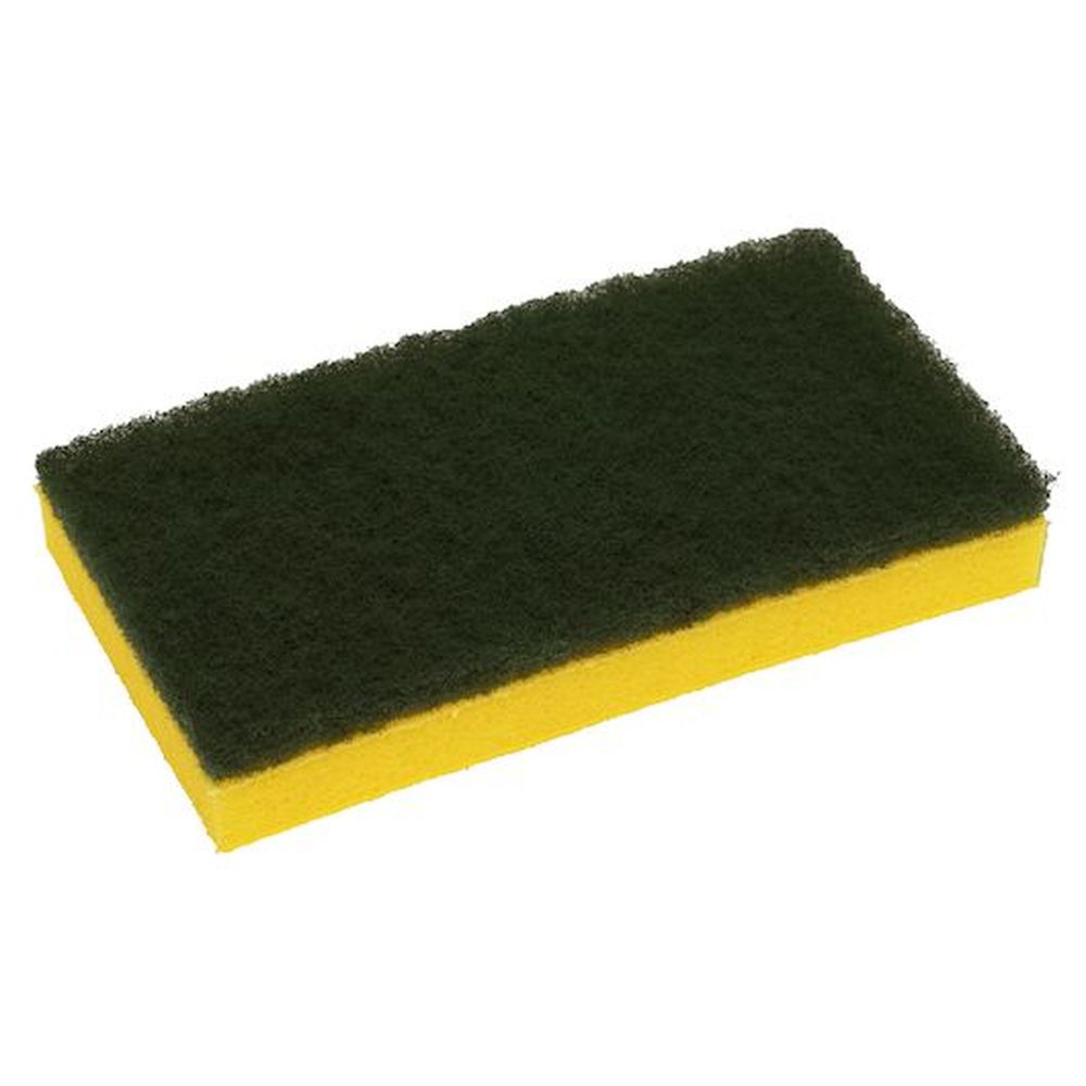 Disco 6 1/4 x 3 1/8 x 7/8 inch Green Medium Duty Supreme Sponge, 20 count