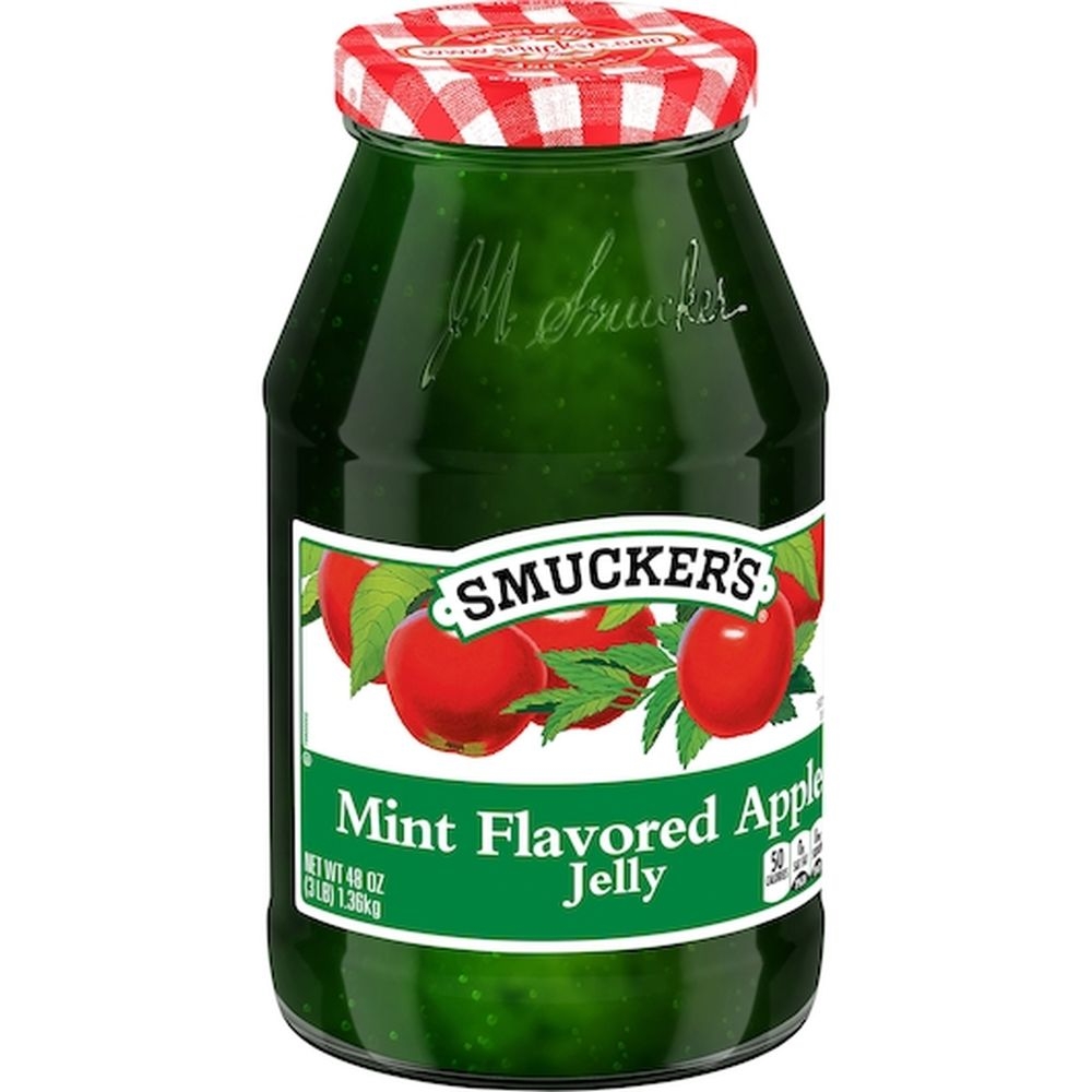Smuckers Mint Apple Jelly, 48 Ounce -- 6 per case