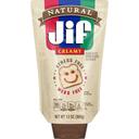 Jif Natural Creamy Peanut Butter Spread, 13 Ounce Squeeze -- 10 per case