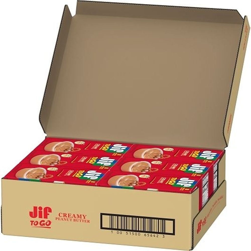 Jif To Go Creamy Peanut Butter, 1.1 Ounce -- 48 per case