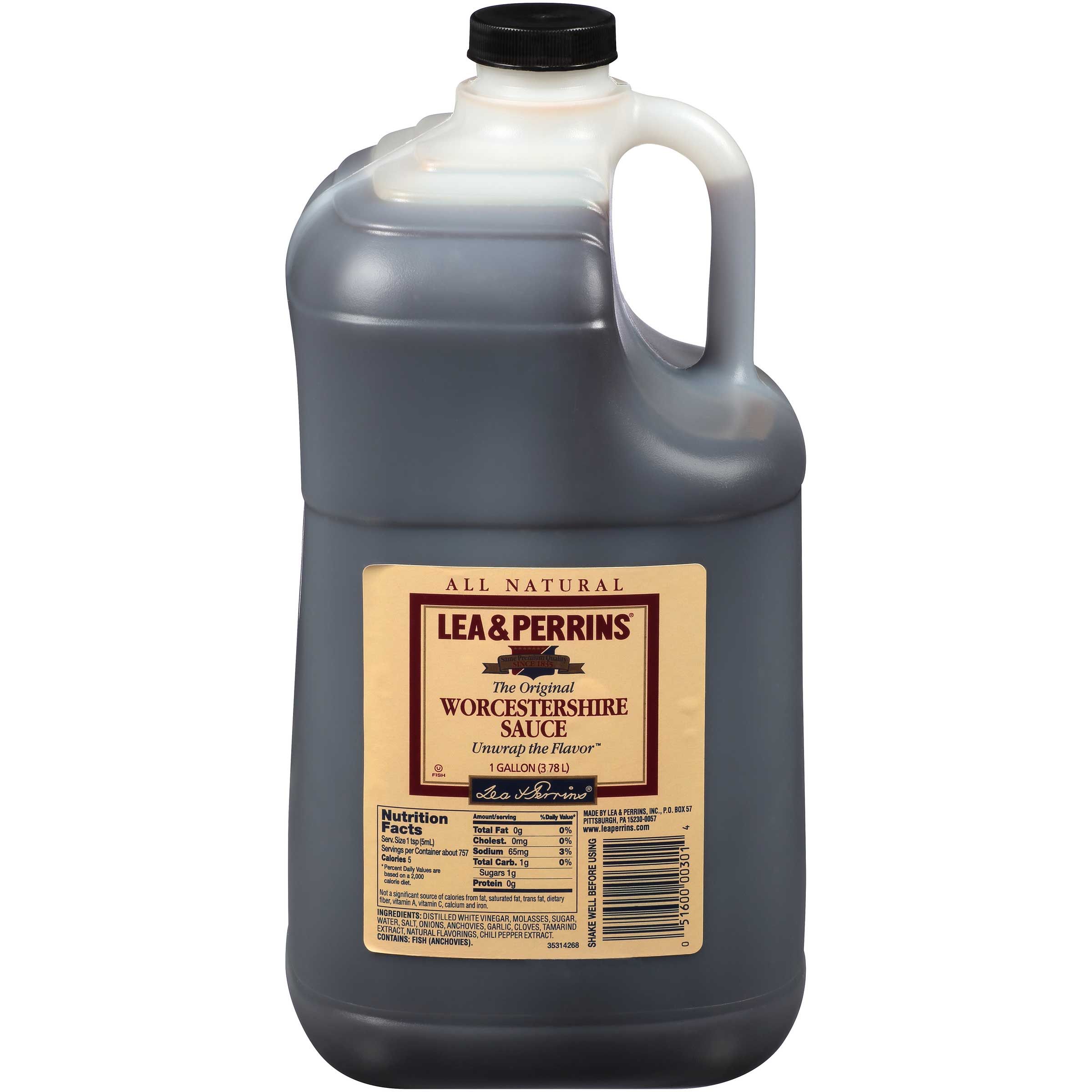 Lea & Perrins Worcestershire Sauce, 1 Gallon -- 3 Per Case