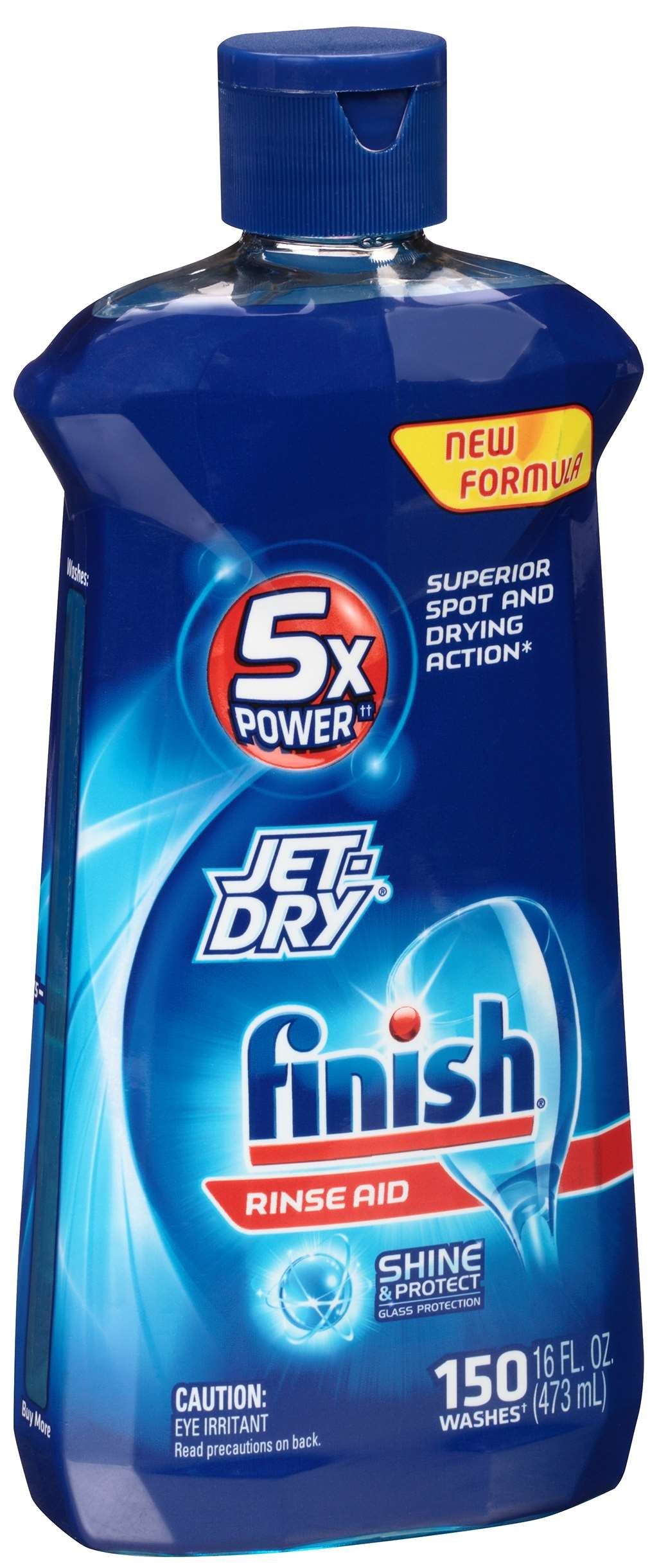 Finish Jet Dry Original Rinse Agent Liquid, 16 Ounce -- 6 Per Case