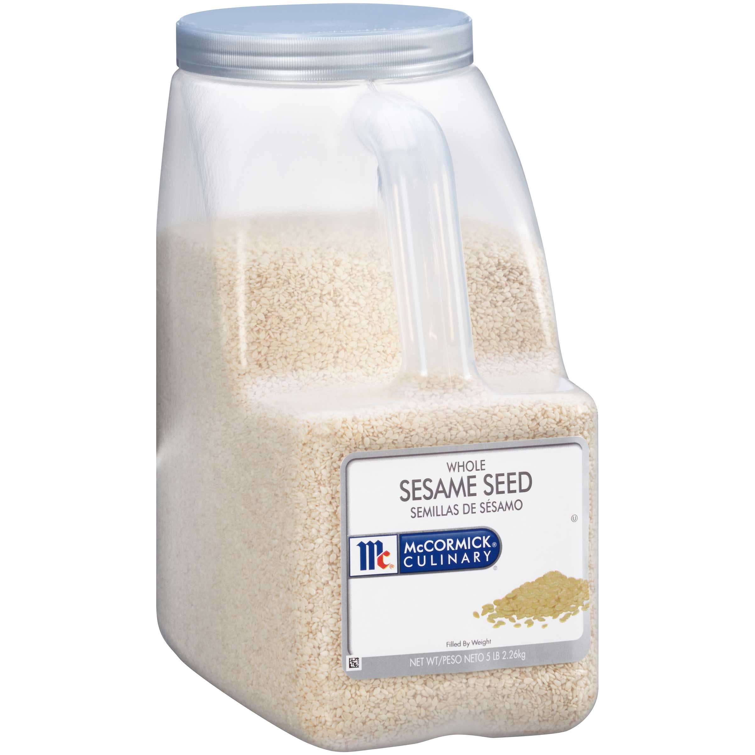Mccormick Culinary White Sesame Seeds, 5 Pound -- 3 Per Case