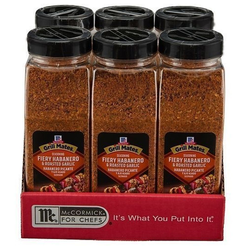 Mccormick Grill Mates Fiery Habanero Roasted Garlic, 24.87 Ounce -- 6 Per Case