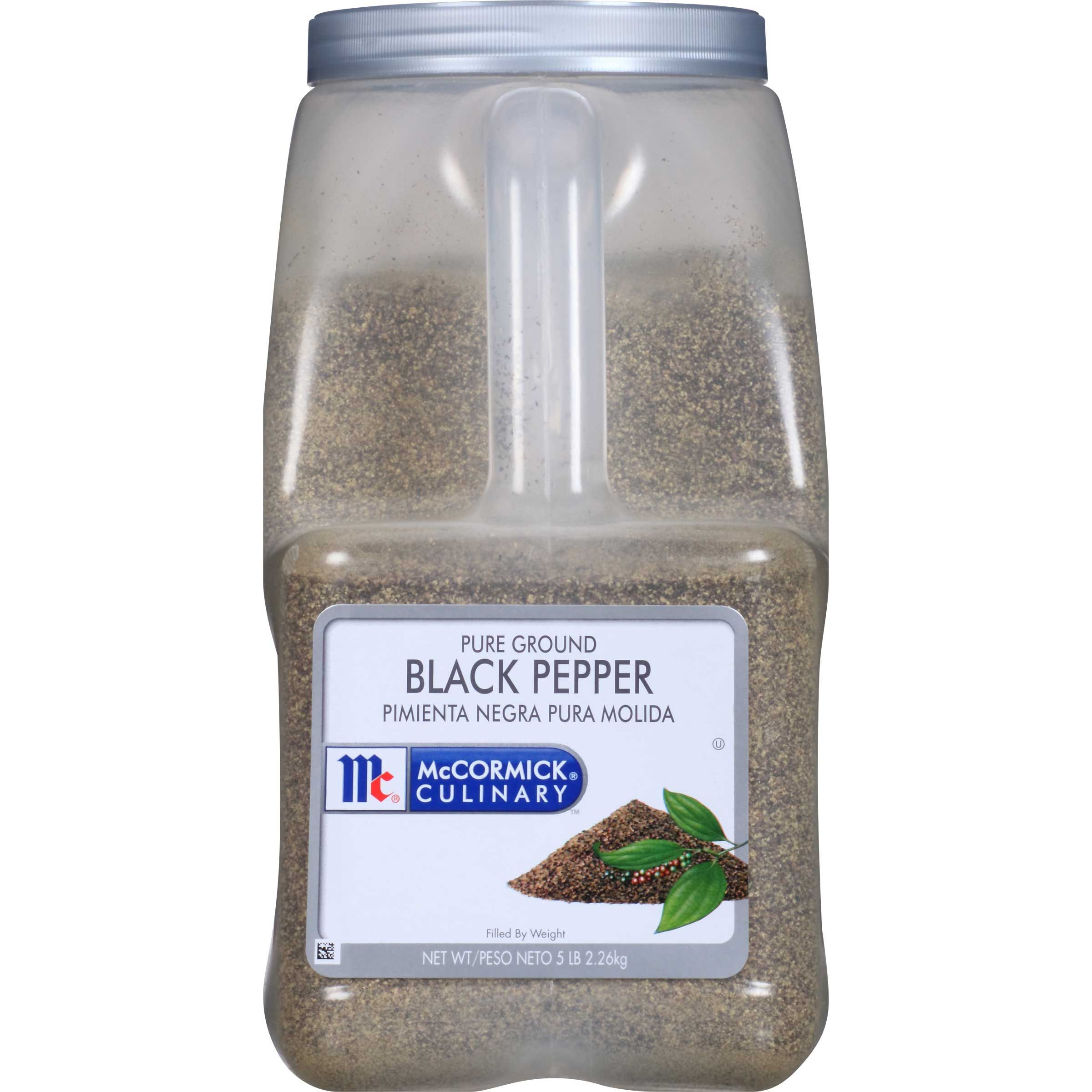 Mccormick Culinary Pure Ground Black Pepper, 5 Pound -- 3 Per Case