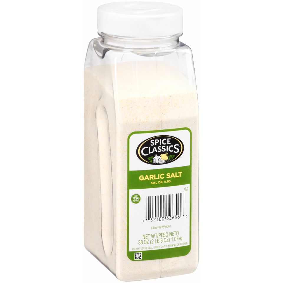 Spice Classics Garlic Salt, 38 Ounce -- 6 Per Case
