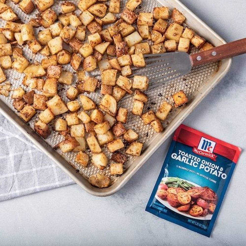 Mccormick Toasted Onion And Garlic Potato Seasoning, 1.25 Ounce -- 12 Per Case