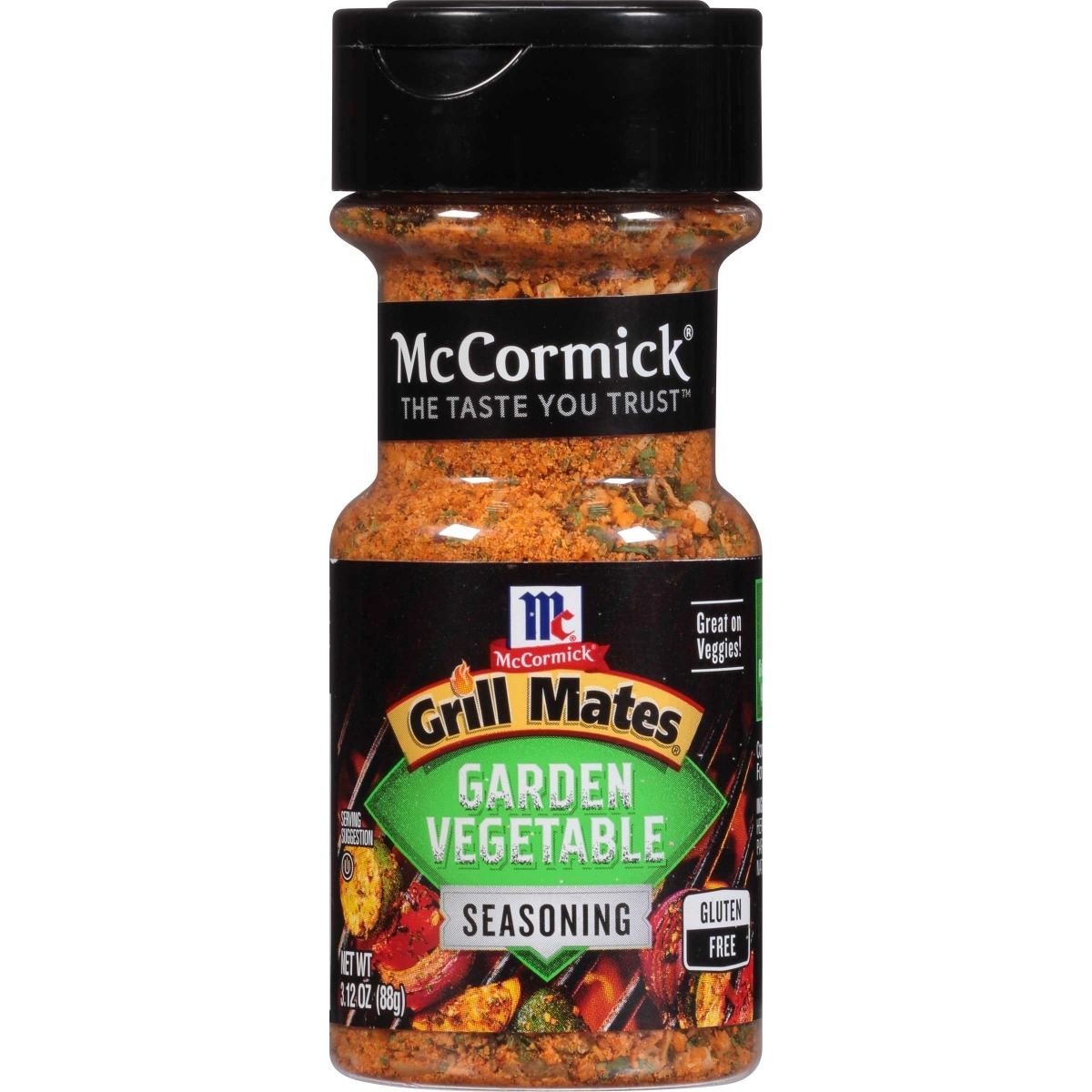McCormick Grill Mates Garden Vegetable, 3.12 ounce jar -- 72 per case