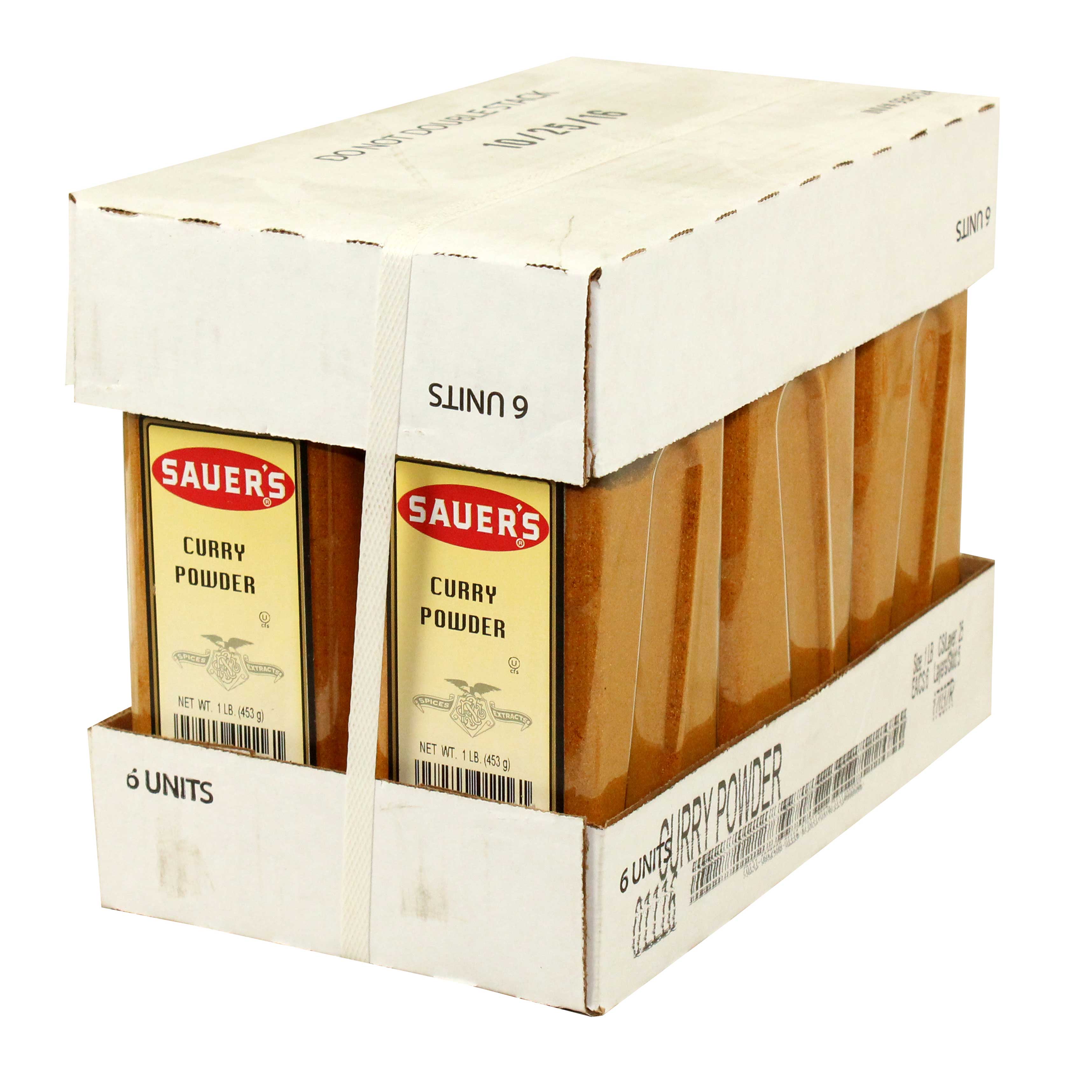 C.F. Sauer Foods Curry Powder, 1 Pound -- 6 per case.