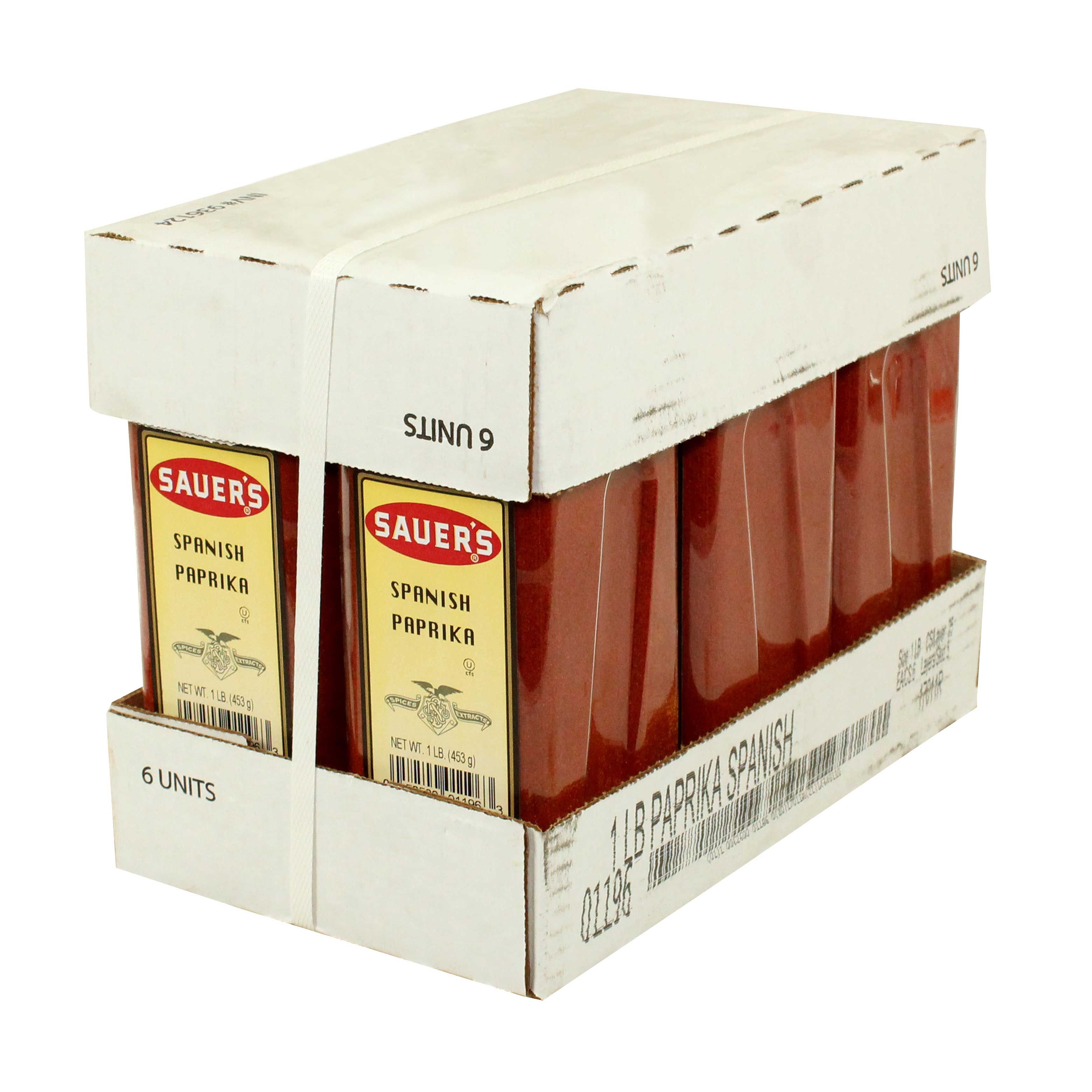 Sauer Fancy Spanish Paprika, 1 Pound -- 6 Per Case