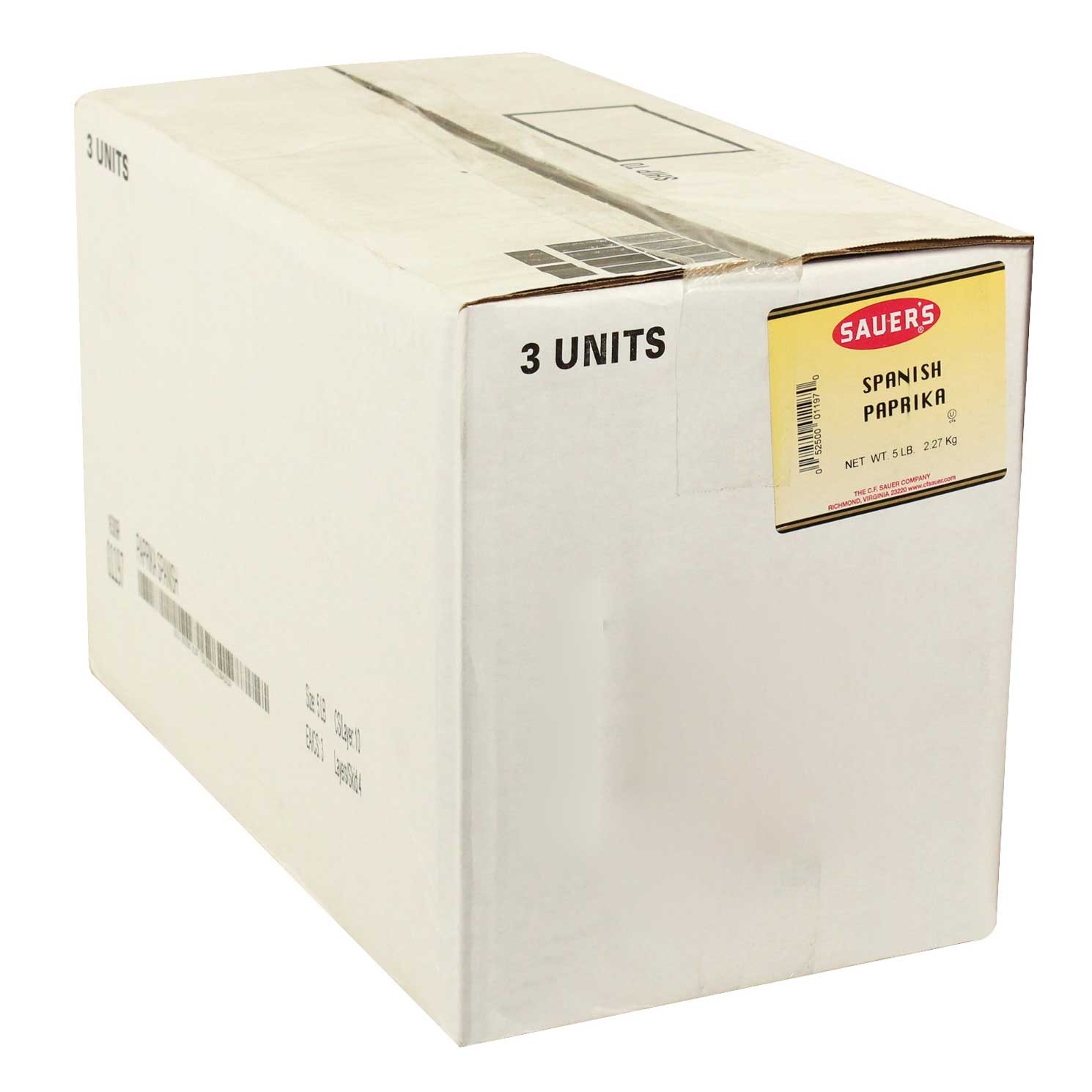 Sauer Spanish Fancy Paprika, 5 Pound -- 3 Per Case