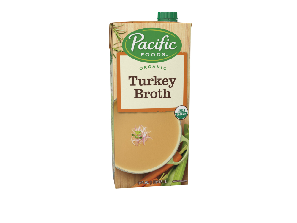 Pacific Organic Turkey Broth, 32 Fluid Ounce -- 12 per case.