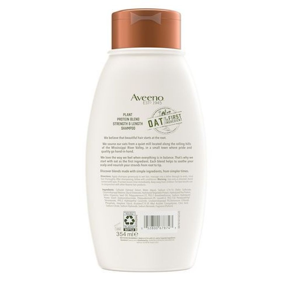 Aveeno Plant Protein Blend Shampoo, 354 Ml -- 4 Per Case