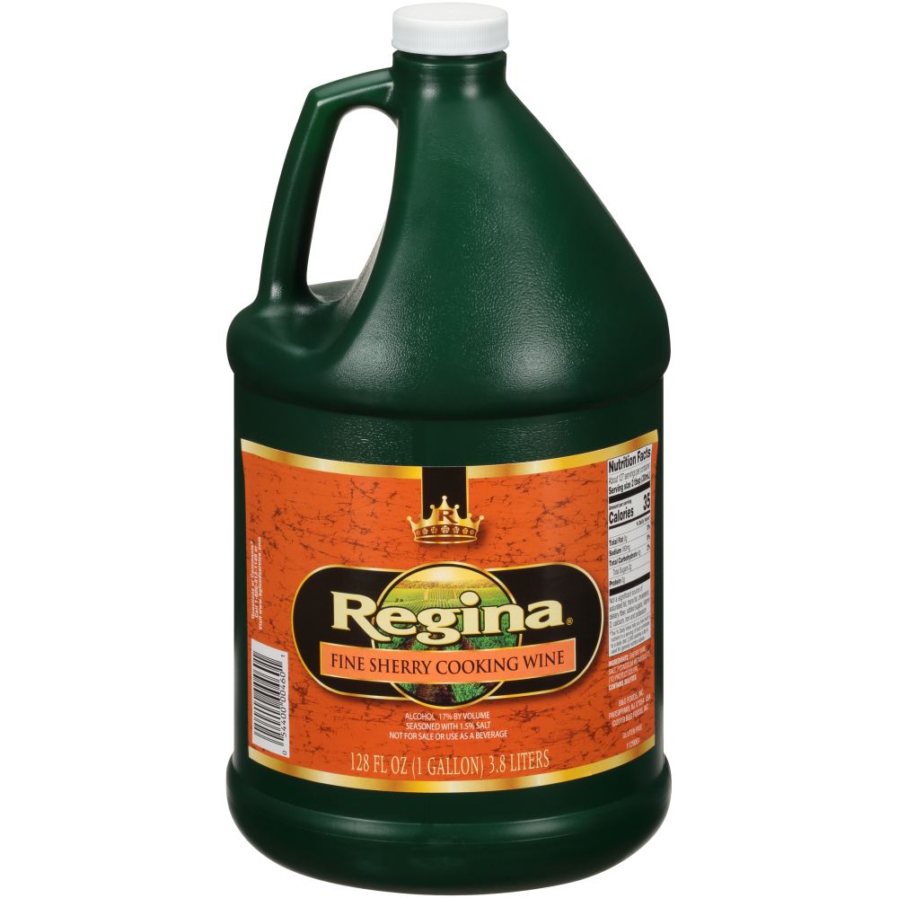 Regina Cooking Wine,sherry, Plastic,1 Gallon -- 4 Per Case