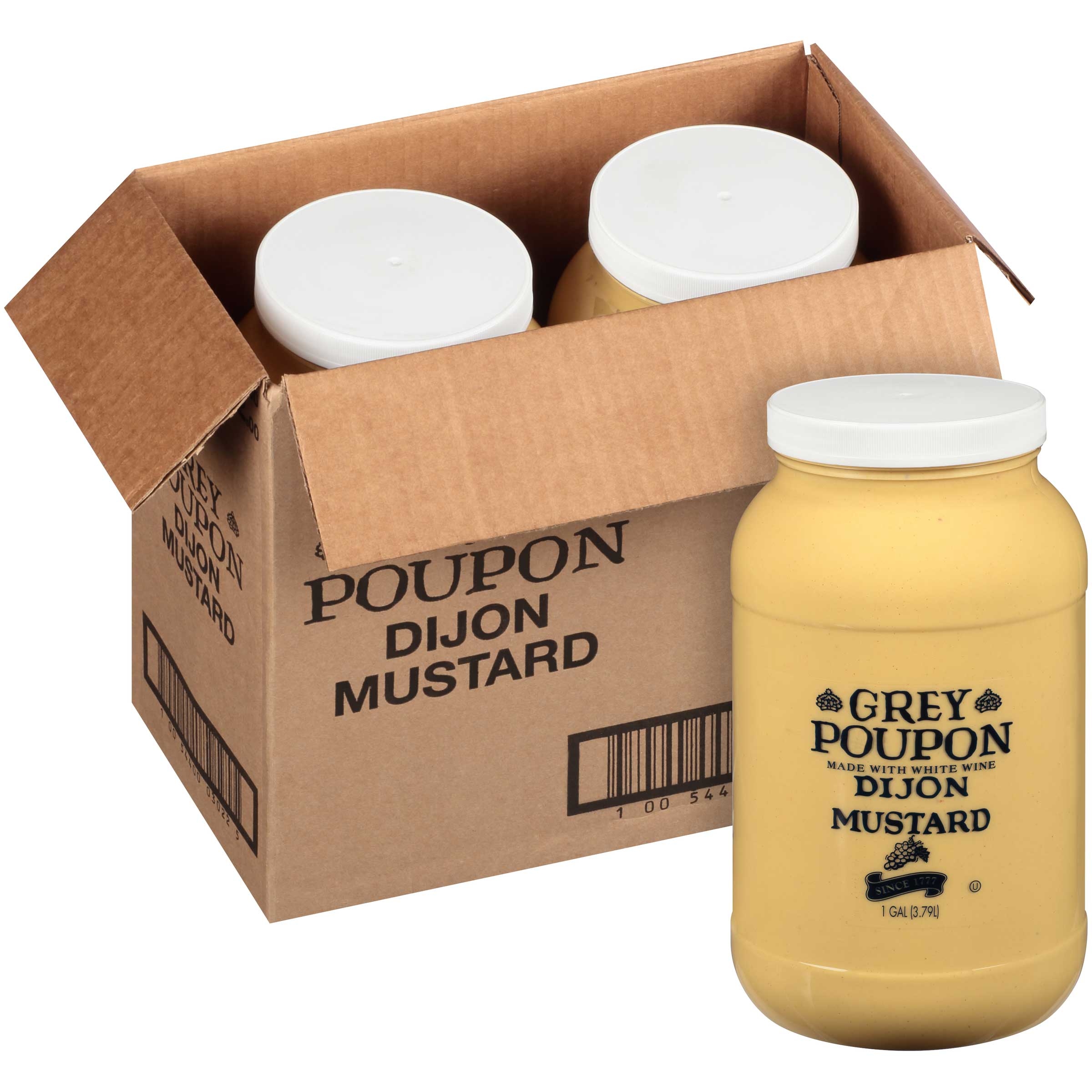 Grey Poupon Classic Mustard, 2 Case -- 1 Gallon