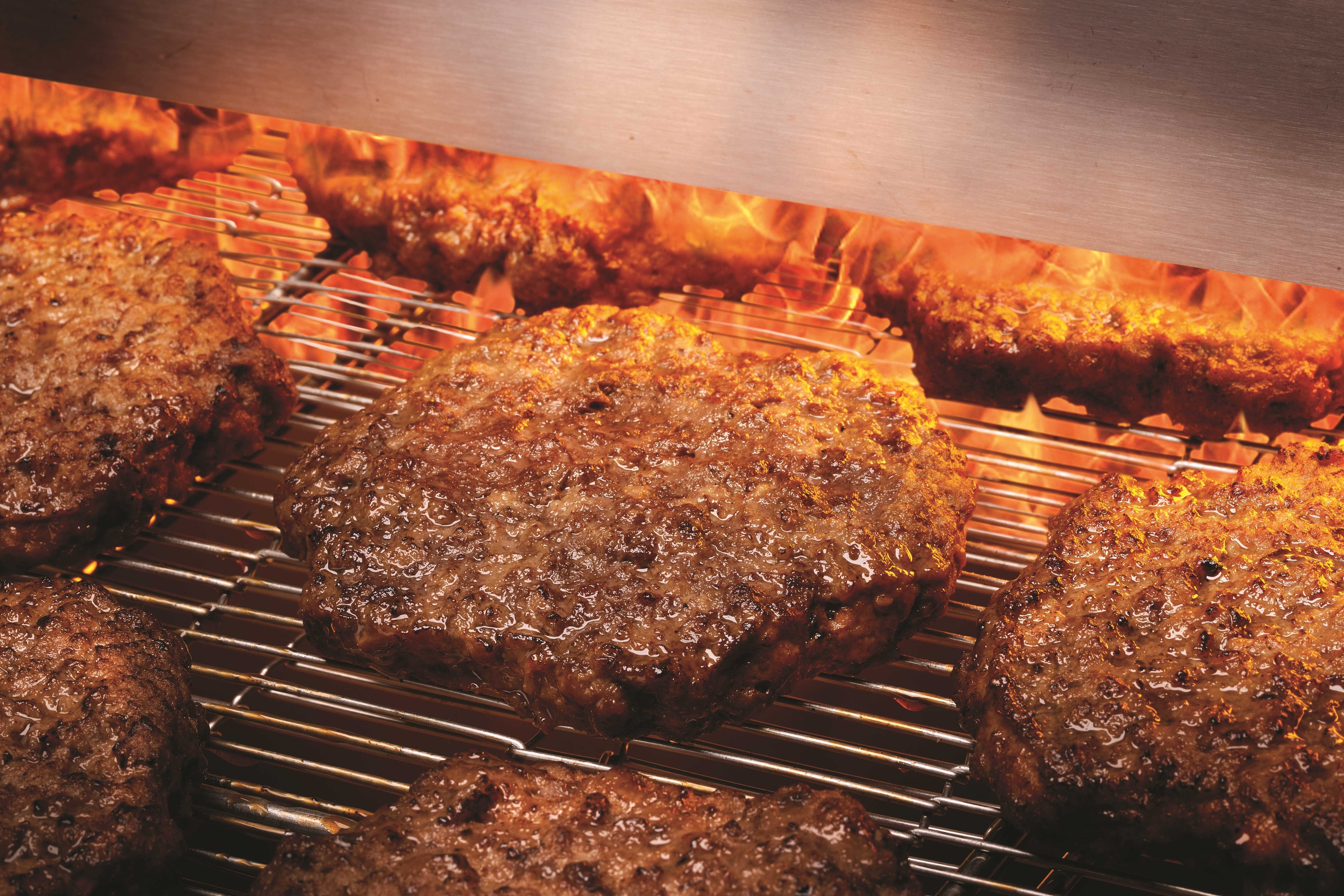 Ball Park Fully Cooked Flame Grilled Beef Burgers, 10.12 Pound.