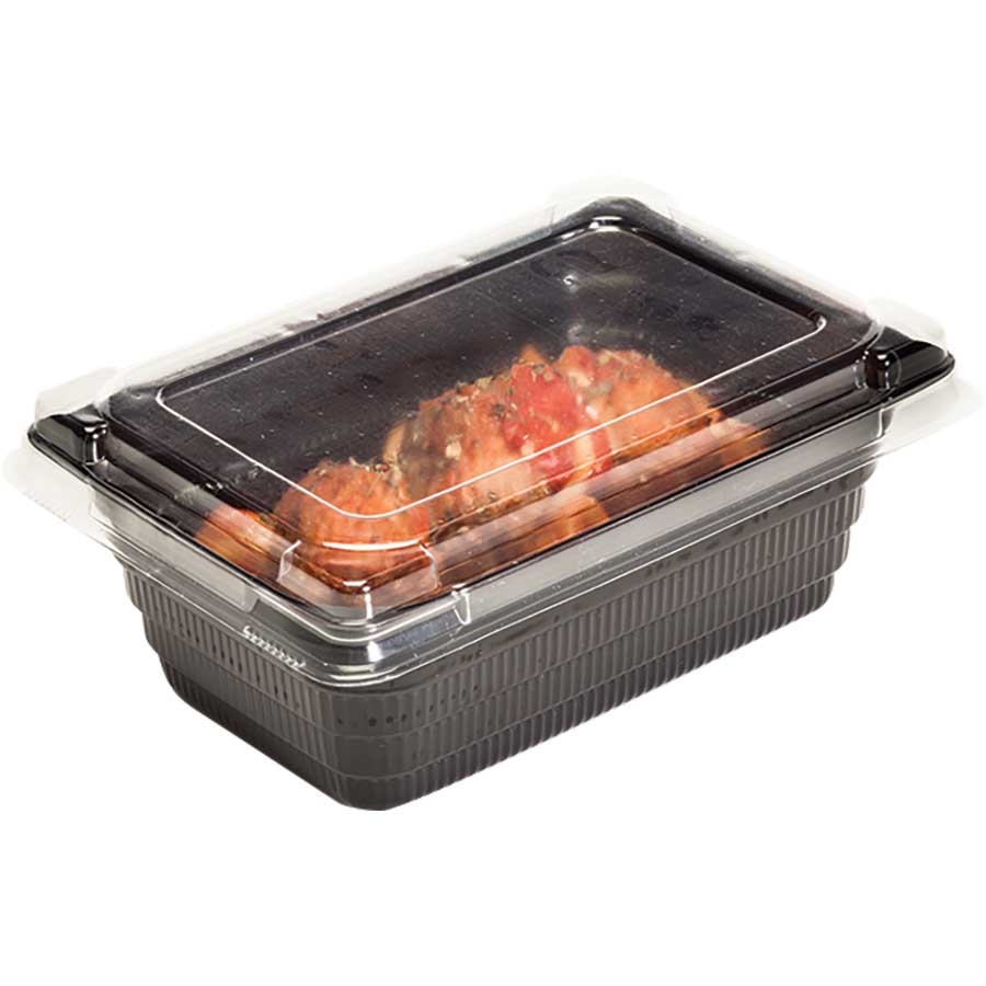 Par Pak Plastic Clear Tray Lid Only, 12 x 7 inch -- 1000 per case.