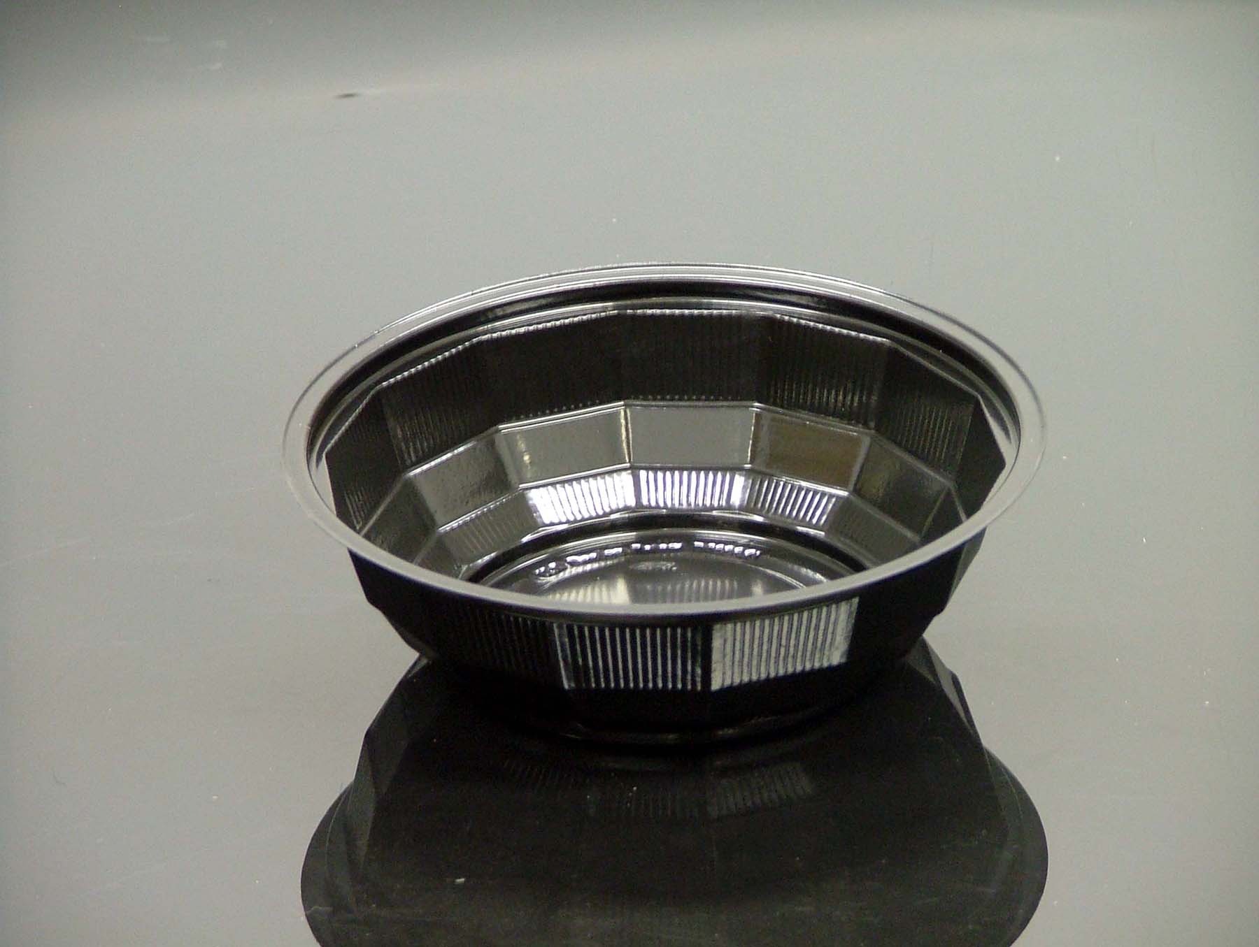 Par Pak Plastic Black Invisibowl, 16 Ounce -- 500 per case.