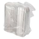 Breakaway Rectangular 8 Ounce Tamper Visible Food Container, 50 count - 6 per case