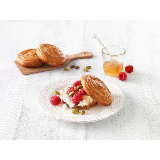 Bridor Baked Sliced Croissant Bun, 2.5 Ounce -- 80 per case