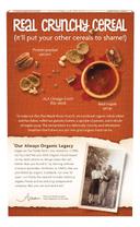 Natures Path Flax Plus Maple Pecan Crunch Cereal, 11.5 Ounce -- 12 per case.