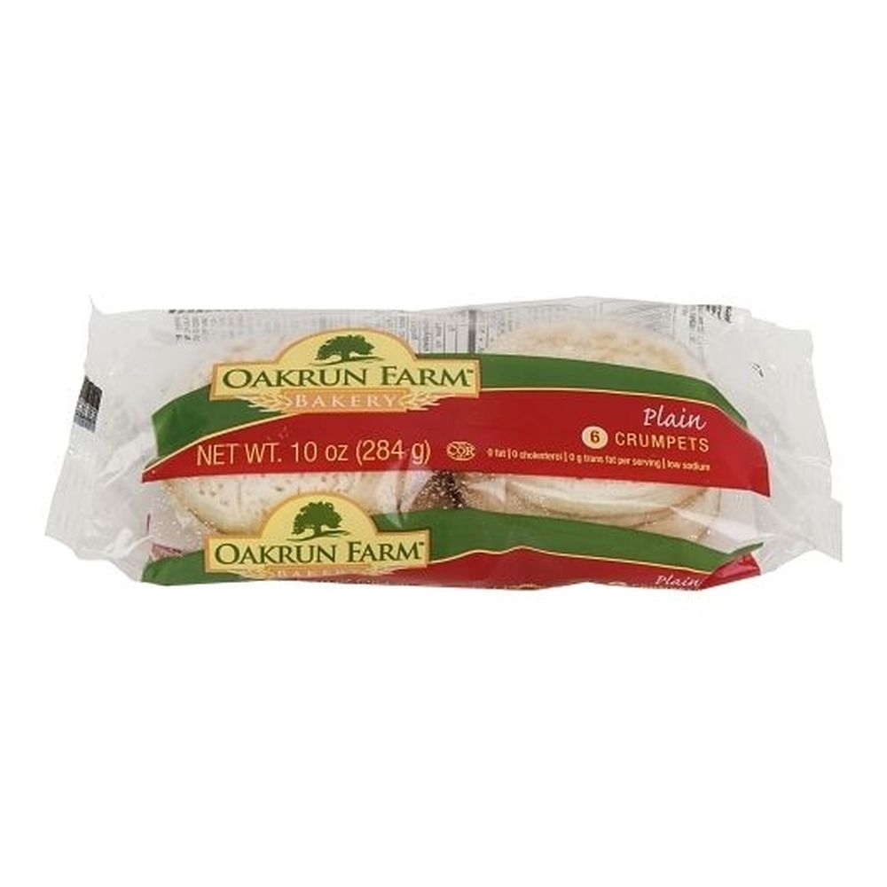Oakrun Farm Bakery Original Crumpet, 1.66 Ounce -- 12 per case