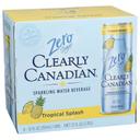 Clearly Canadian Tropical Splash Sparkling Water, 72 Fluid Ounce -- 4 per case