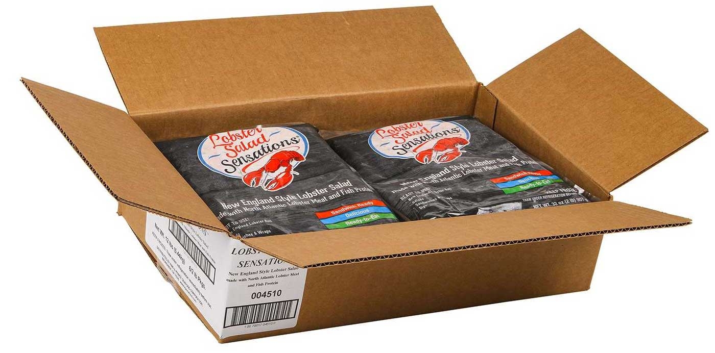 King and Prince Sensations Lobster Salad, 2 Pound -- 6 per case