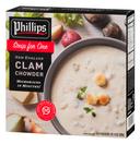 Philips New England Clam Chowder, 10 Ounce Bowl -- 12 per case.