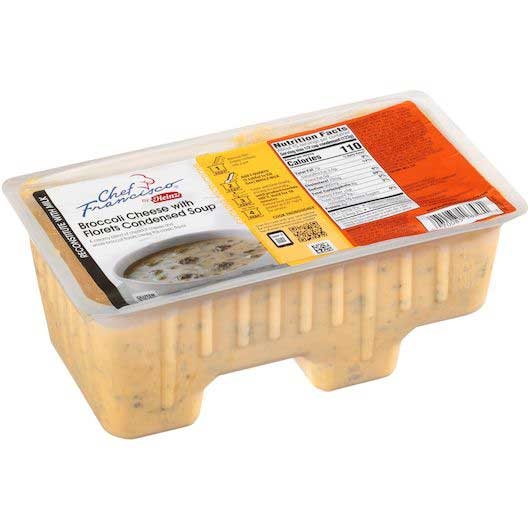Chef Francisco Broccoli Cheese with Florets Condensed Soup, 4 Pound -- 4 per case