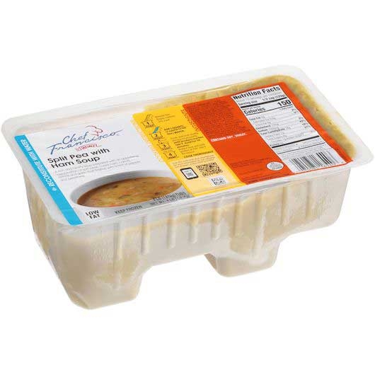 Chef Francisco Split Pea with Ham Soup, 4 Pound -- 4 per case