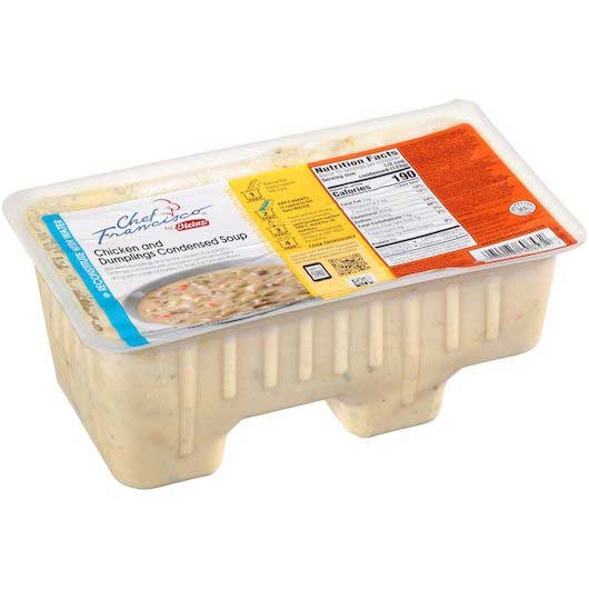 Chef Francisco Chicken and Dumpling Soup, 4 Pound -- 4 per case