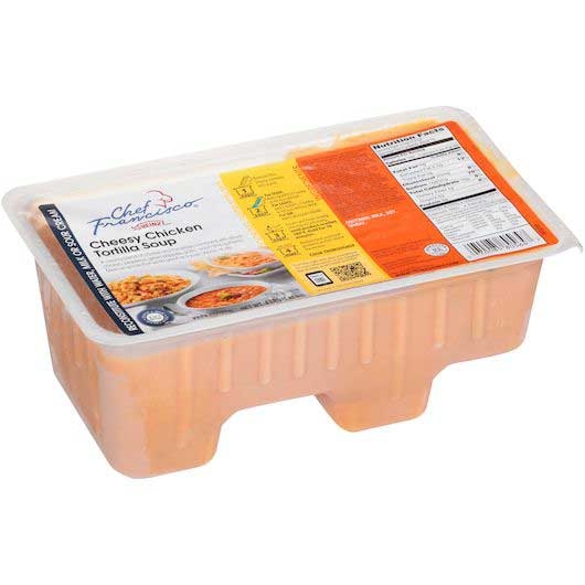 Chef Francisco Cheesy Chicken Tortilla Soup, 4 Pound Tub -- 4 per case