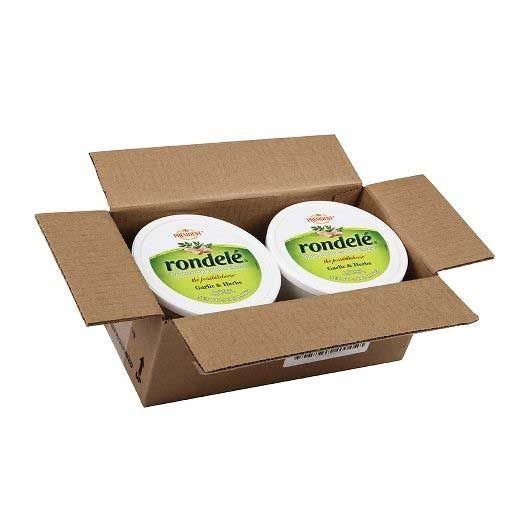 Rondele Garlic And Herb Gourmet Spreadable Cheese, 2.5 Pound -- 2 Per Case