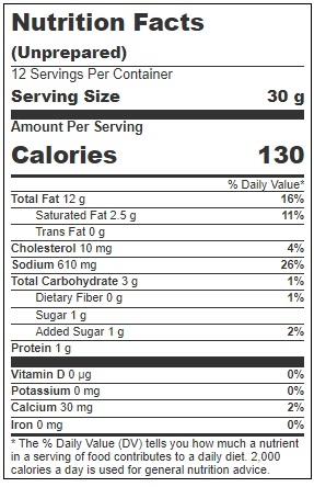 Buffalo Wild Wings Parmesan Garlic Sauce, 12 Fluid Ounce -- 6 Per Case