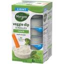 Marzetti Single Light Ranch Veg Dip - Snack Pack, 9 Ounce -- 12 per case
