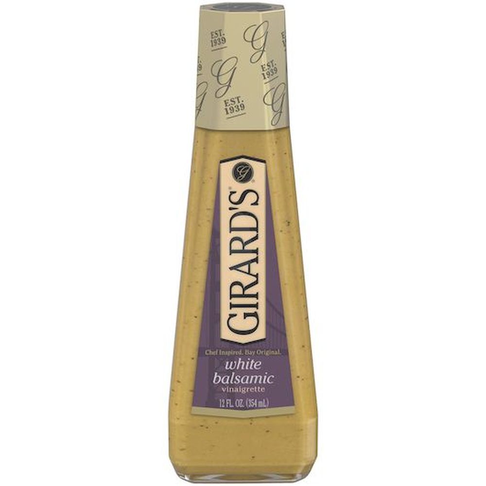 Girard's White Balsamic Vinaigrette Dressing, 12 Fluid Ounce Bottle -- 6 Per Case