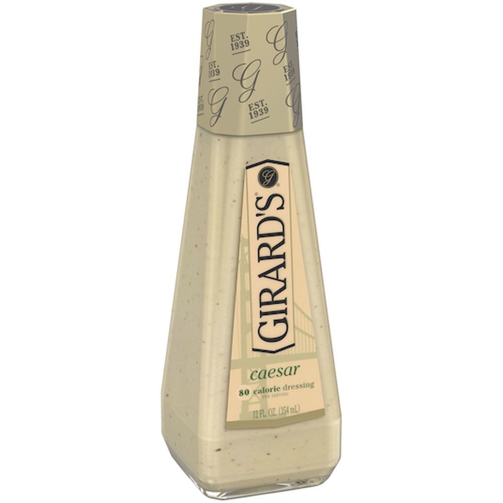 Girards Light Caesar Dressing Bottle, 12 Fluid Ounce -- 6 per case